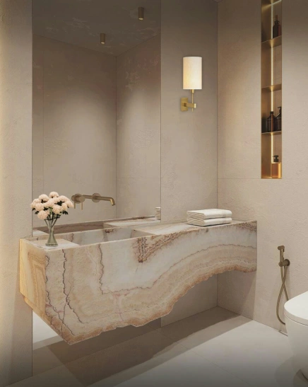 Mármoles para baños 3 encimeras baño suspendido